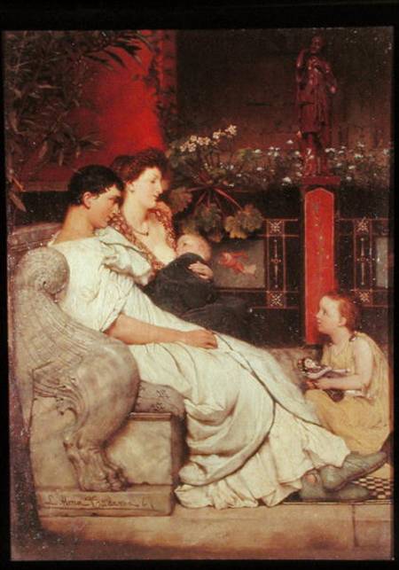 A Roman Family od Sir Lawrence Alma-Tadema
