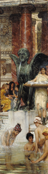 In the Roman Baths, or Roman Women In The Bath od Sir Lawrence Alma-Tadema