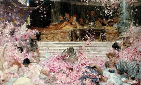 Study for The Roses of Heliogabulus od Sir Lawrence Alma-Tadema