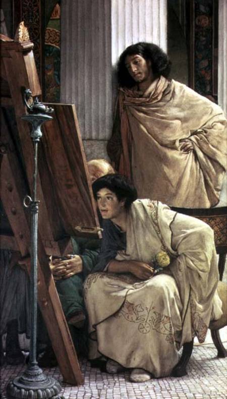 A Visit to the Studio od Sir Lawrence Alma-Tadema
