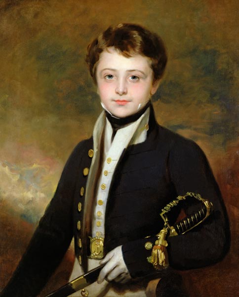 Portrait of a Midshipman od Sir Martin Archer Shee