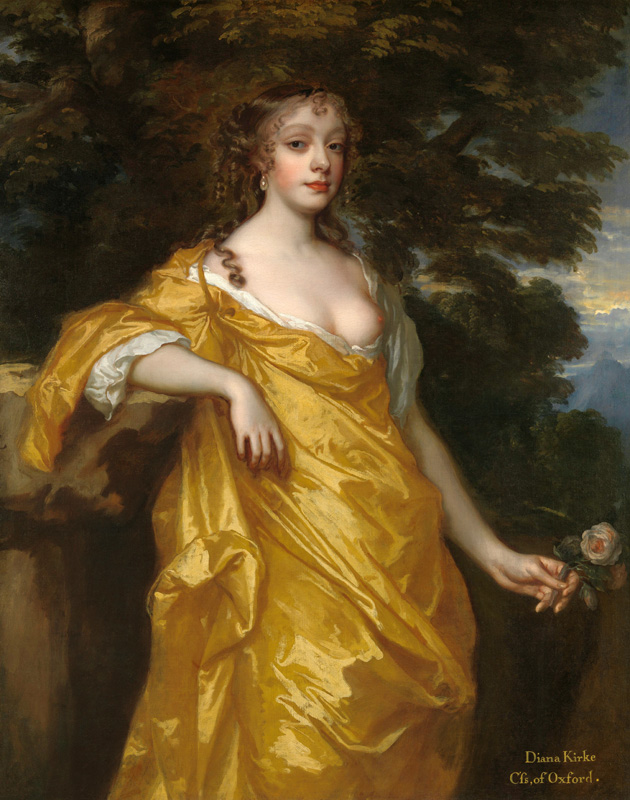 Diana Kirke, Later Countess of Oxford od Sir Peter Lely