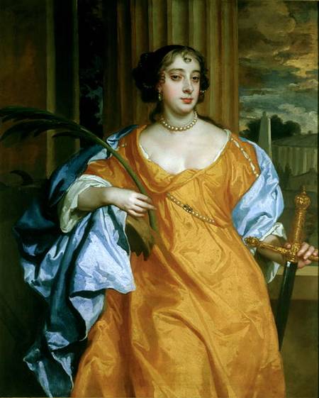 Barbara Villiers, Duchess of Cleveland as St. Catherine of Alexandria od Sir Peter Lely