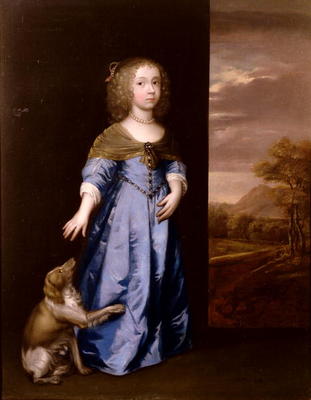 Lady Henrietta Mordaunt (oil on canvas) od Sir Peter Lely