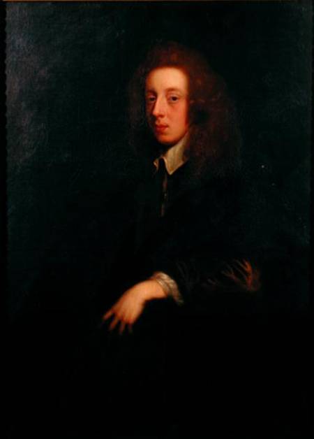 Portrait of the Poet Waller (1606-87) od Sir Peter Lely