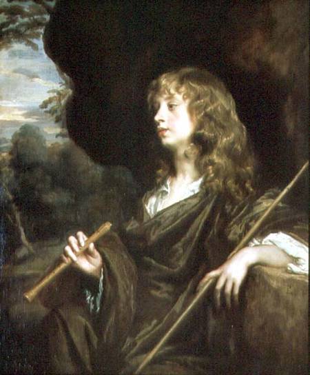Young Man as a Shepherd od Sir Peter Lely