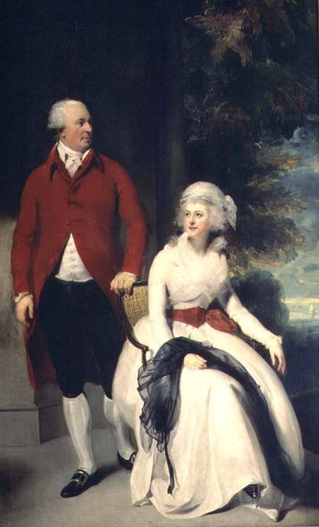 Portrait of John Julius Angerstein (1735-1823) and his second wife Eliza (1748/9-1800) od Sir Thomas Lawrence