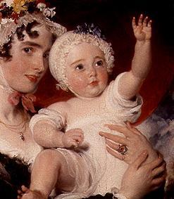Priscilla Lady Burghesh with her son George od Sir Thomas Lawrence