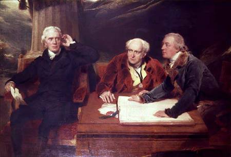 Sir Francis Baring, Banker and Director of the East India Company, with his Associates od Sir Thomas Lawrence