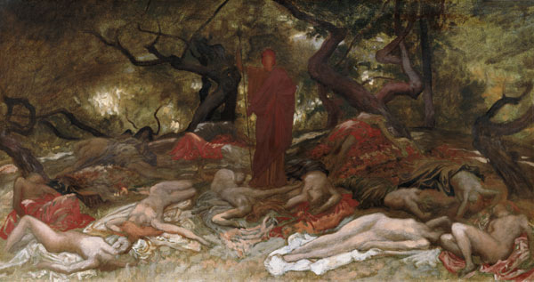 Dionysus and the Bacchantes od Sir William Blake Richmond