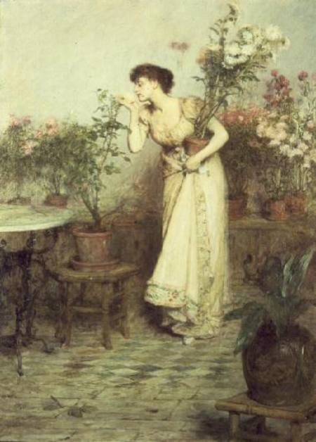 In the Conservatory od Sir William Quiller Orchardson