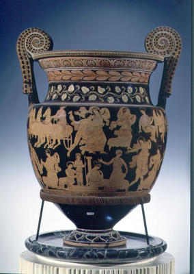 Red-figure volute krater, Apulian (ceramic) (see also 85031 & 85032) od Sisyphus Painter