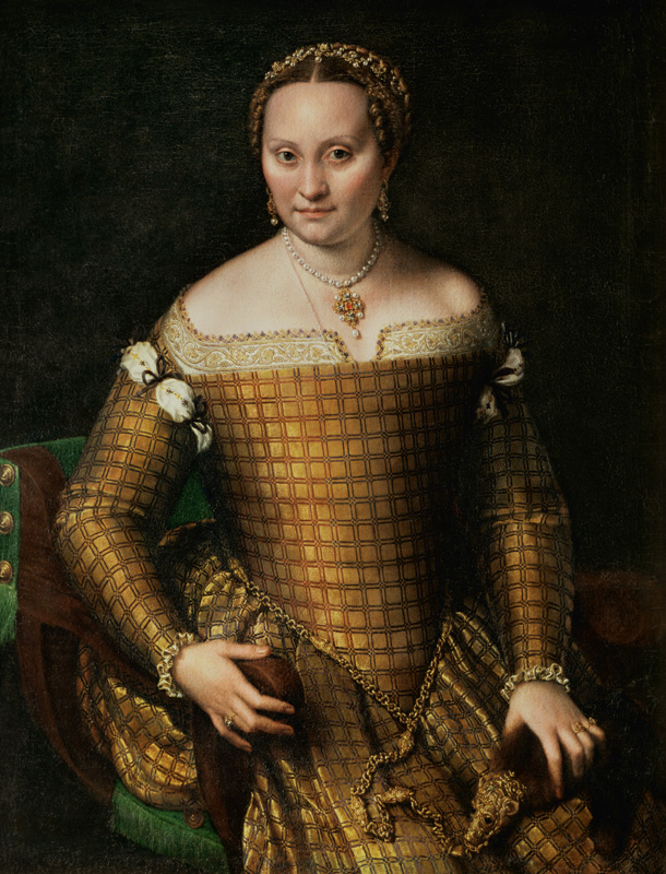 Portrait of the artist's mother, Bianca Ponzoni Anguisciola od Sofonisba Anguisciola