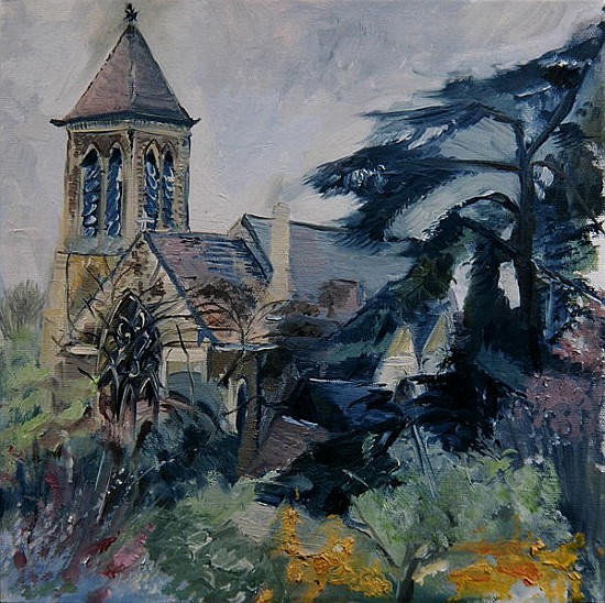 Christ Church, East Sheen (oil on canvas)  od Sophia  Elliot