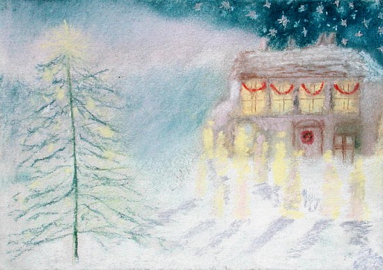Christmas Eve, 1995 (pastel on paper)  od Sophia  Elliot
