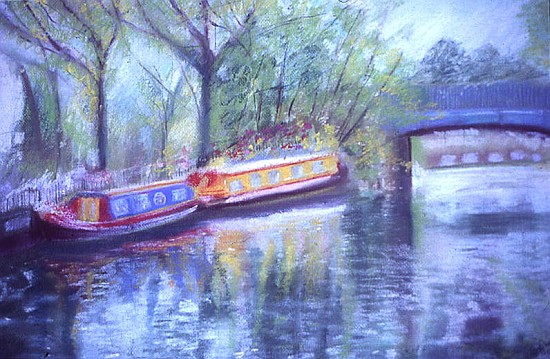 Little Venice, Regent''s Canal, 1996 (oil on canvas)  od Sophia  Elliot