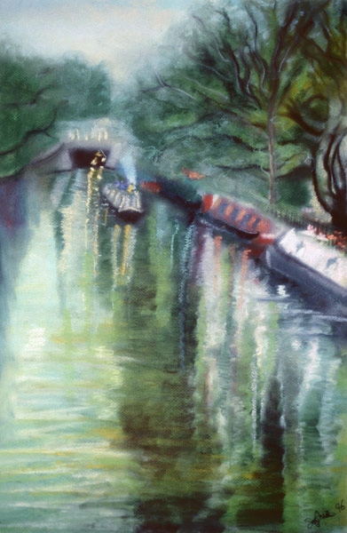Little Venice, Regent''s Canal, 1996 (pastel on paper)  od Sophia  Elliot