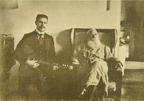 Leo Tolstoy with the Balalaika Player Boris Troyanovsky