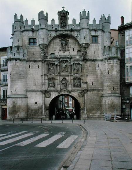 Arco de Santa Maria, once part of the city walls od Spanish School