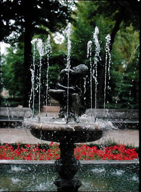 Boy with Thorn Fountain, Island Garden, Aranjuez od Spanish School