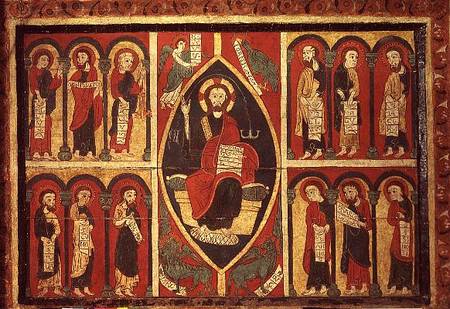 Christ and His Apostles od Spanish School