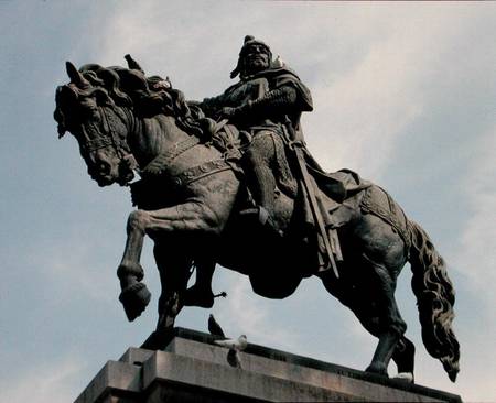 Equestrian statue of Jaime I (1208-76) El Conquistador od Spanish School