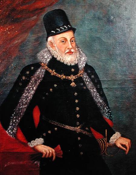 Portrait of Philip II (1527-98) of Spain od Spanish School