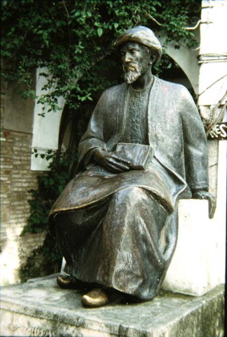 Statue of Moses Maimonides (1135-1204) (stone) od Spanish School
