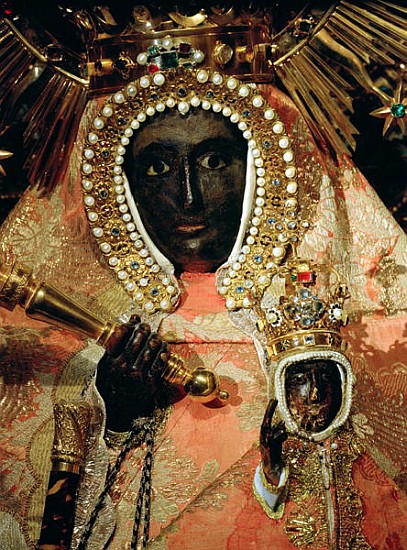 The Guadalupe Madonna (detail of 186934) od Spanish School