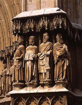 Jamb figures from the facade portal