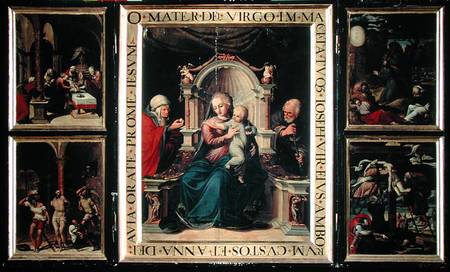 Triptych from the Capilla de las Reliquias od Spanish School