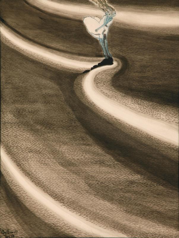 Mädchen in den Wellen (Fillettes devant la vague) od Leon Spilliaert