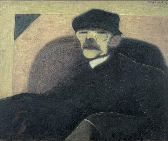 The Man with the Red Ear, Portrait of Gorky od Leon Spilliaert