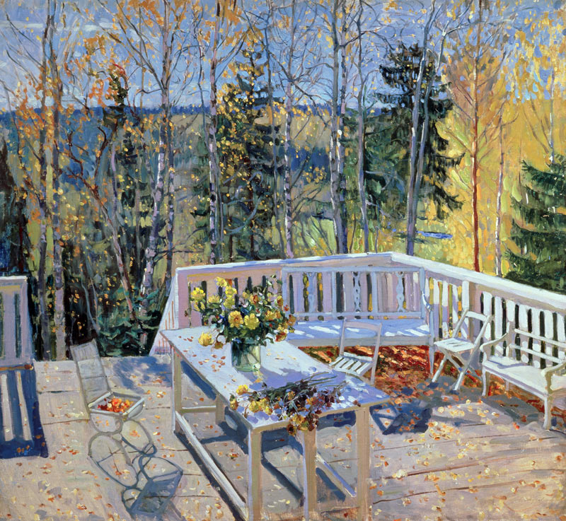 Deserted Terrace od Stanislav Joulianovitch Joukovski