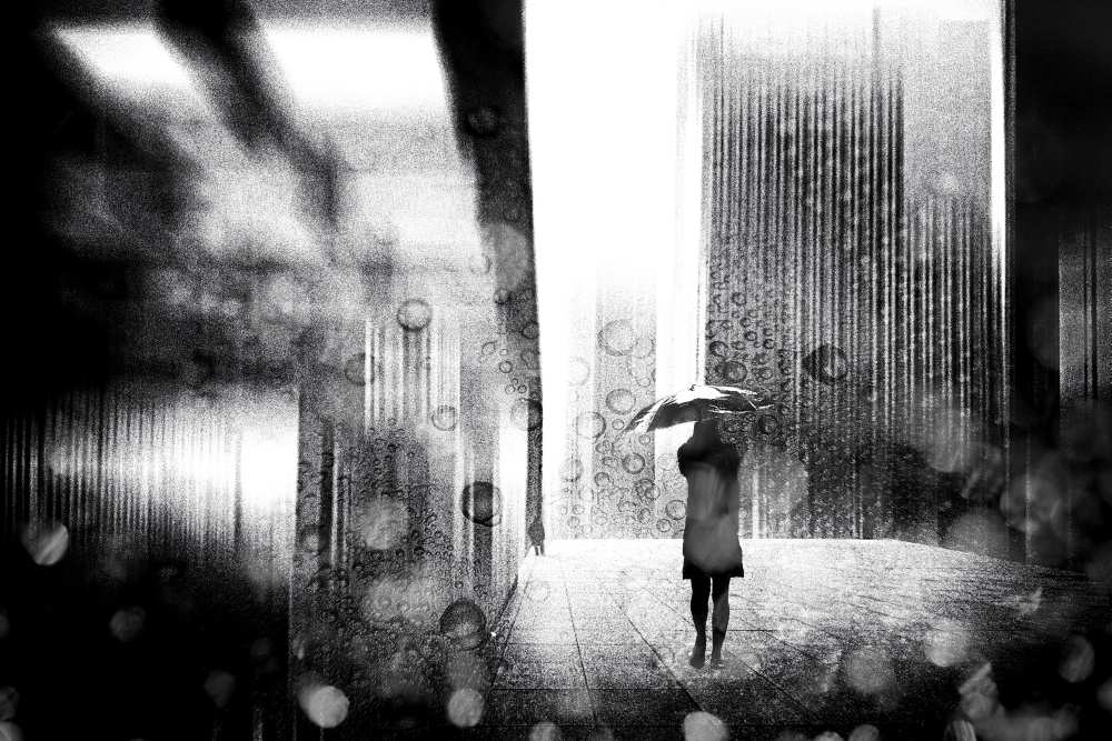 A raining day in Berlin od Stefan Eisele