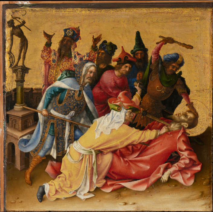 Martyrdom of St Thomas od Stefan Lochner