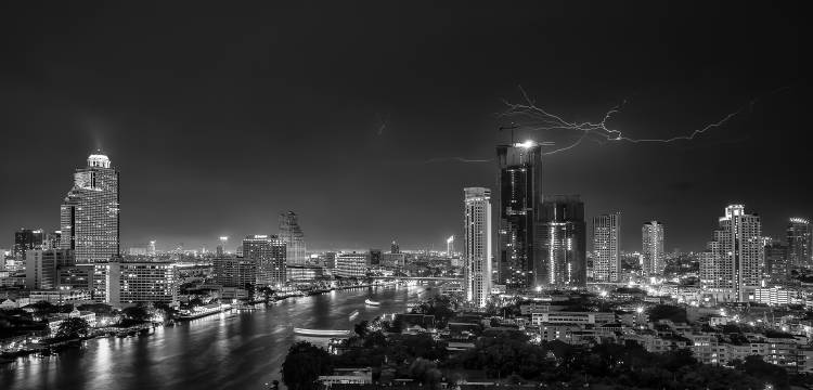 Bangkok lightning od Stefan Schilbe