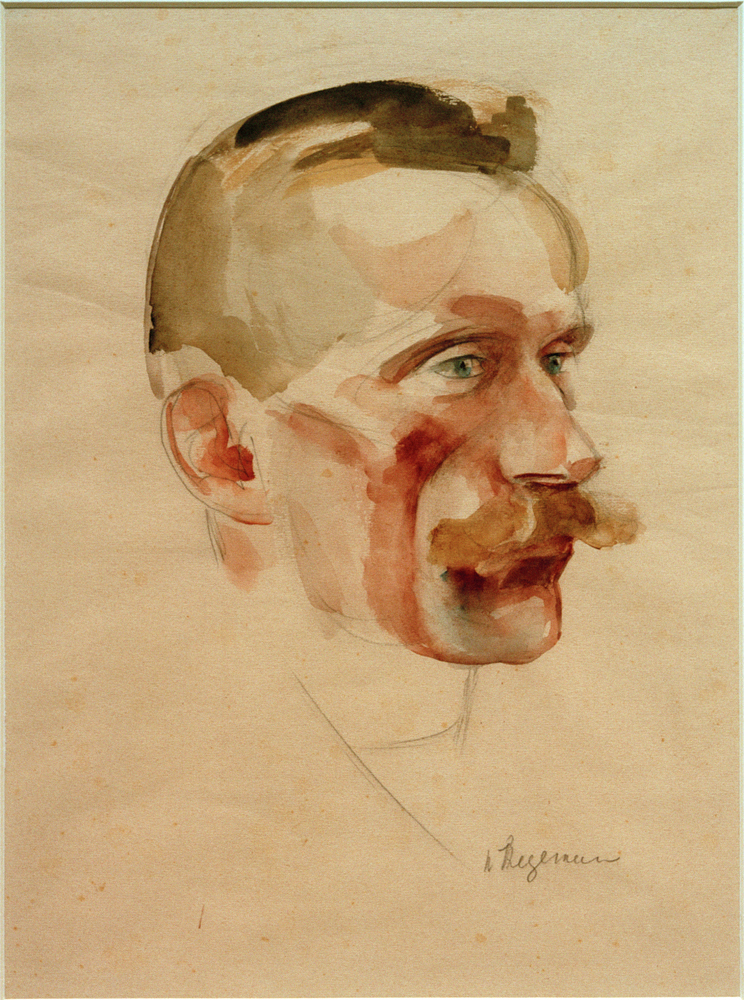 Porträt Wilhelm Werner, um 1926 od Stegemann Heinrich