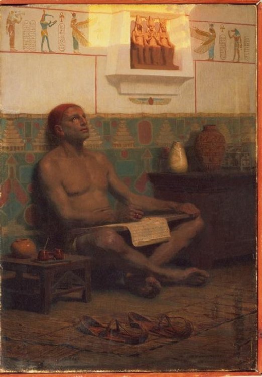 The royal scribe Rahotep od Stepan Wladislawowitsch Bakalowitsch