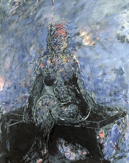 Woman on a banquette, 1984 (oil on canvas)  od Stephen  Finer