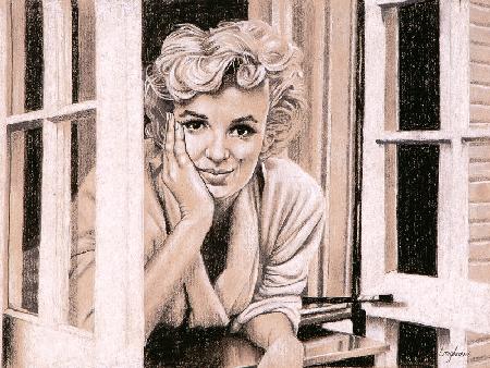  Marilyn Monroe u okna