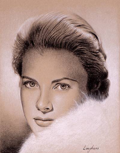 Portrét Grace Kelly
