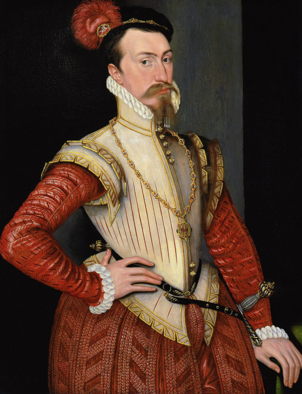 Robert Dudley, 1st Earl of Leicester (1532-1588) od Steven van der Meulen