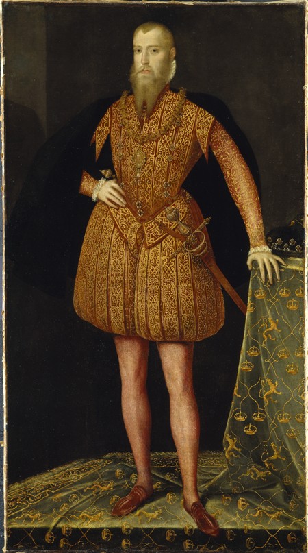Portrait of the King Eric XIV of Sweden (1533-1577) od Steven van der Meulen
