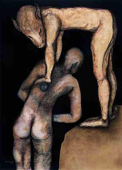 Playing the Game, 1999 (pastel on paper)  od Stevie  Taylor