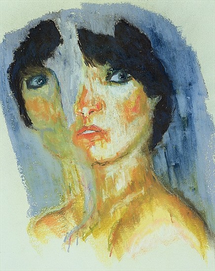 Splitting (pastel and oil pastel on paper)  od Stevie  Taylor