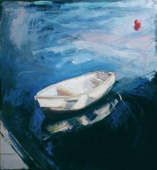 Boat and Buoy, 2003 (oil on canvas)  od Sue  Jamieson
