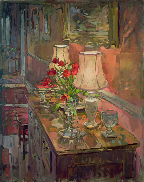 Lamps and Tulips od Susan  Ryder