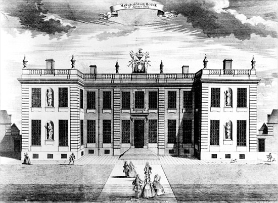 View of Marlborough House in Pall Mall, Westminster od Sutton Nicholls