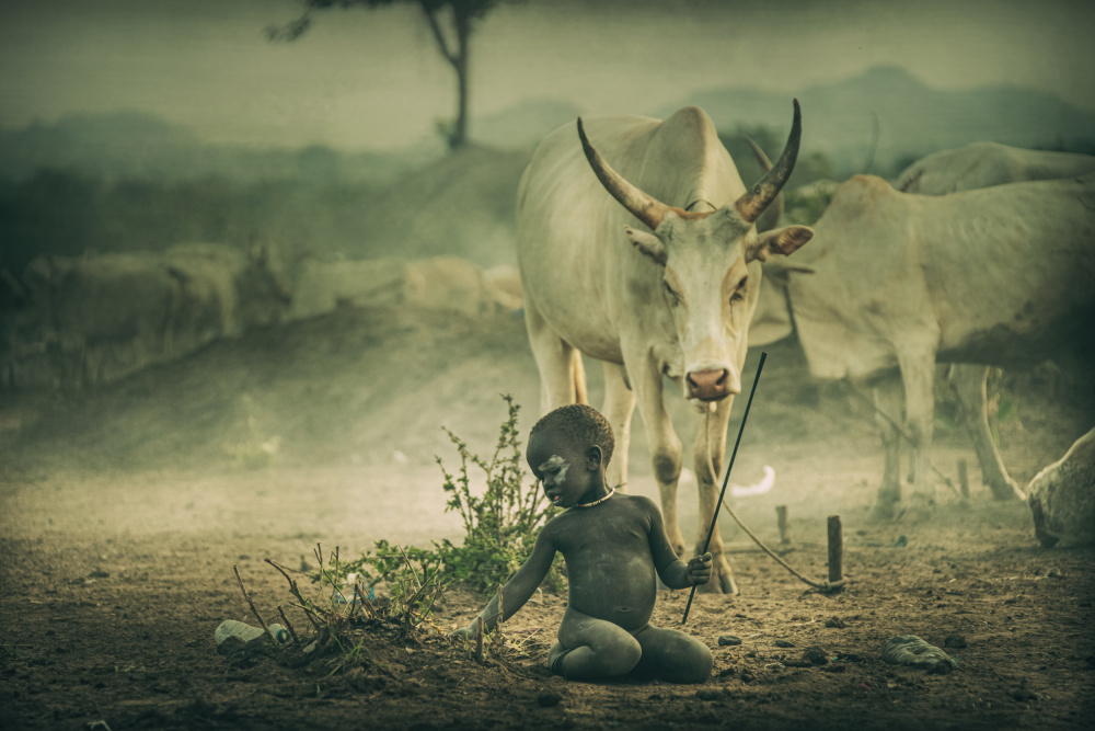 LITTLE BOY-CHILDREN OF MUNDARI, SOUTH SUDAN 2021 od Svetlin Yosifov
